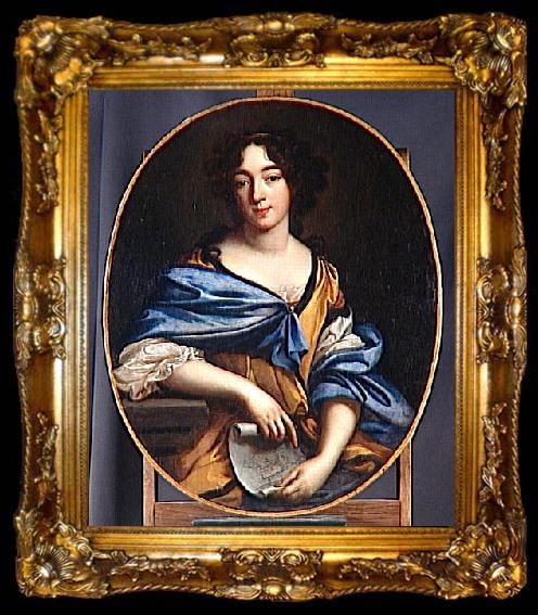 framed  Frederik de Moucheron portrait, ta009-2